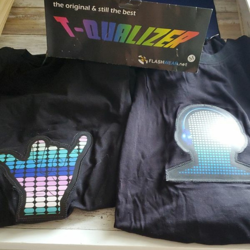 T-qualizer flashwear tee shirts
